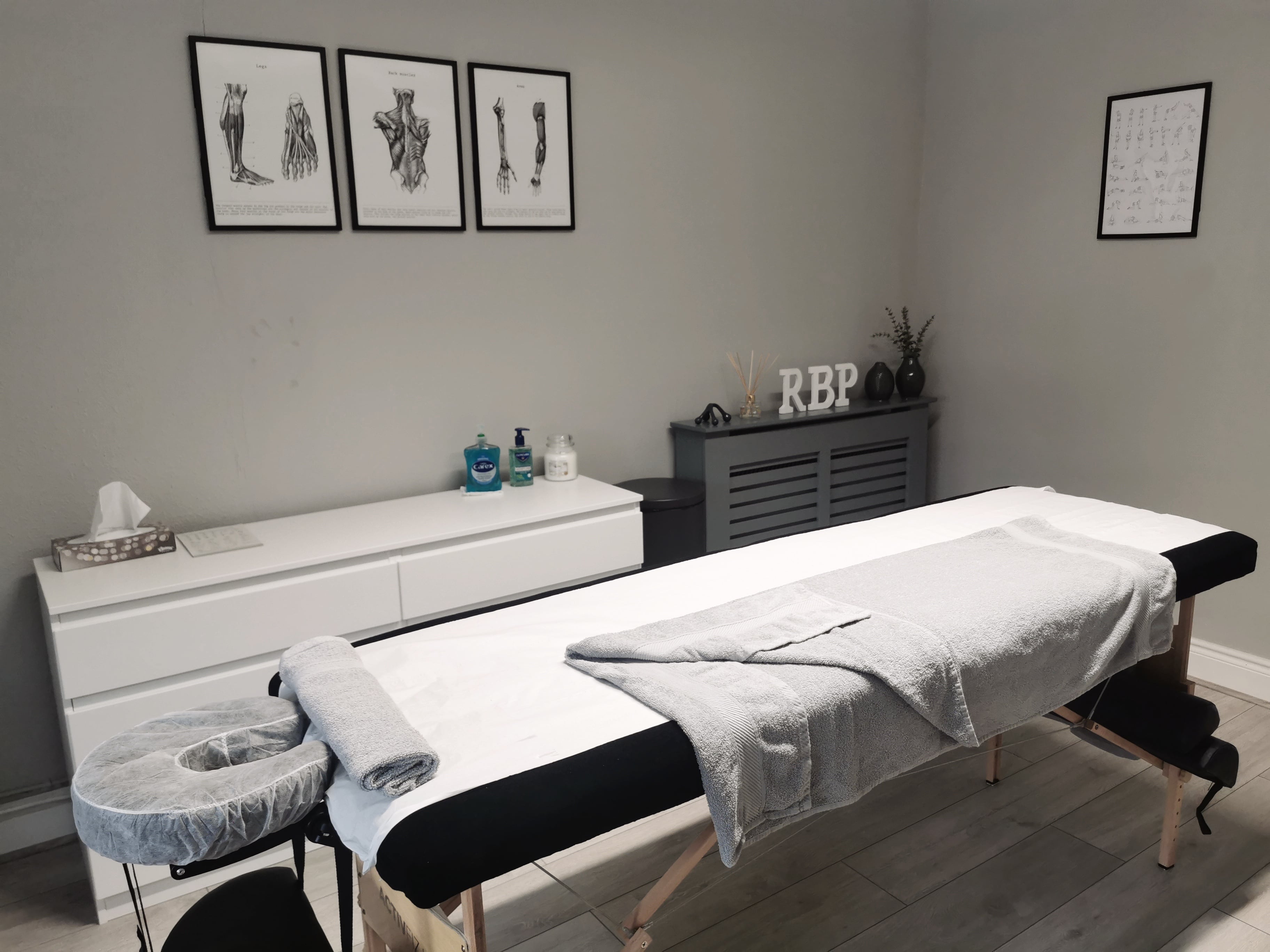 Massage Clinic layout for RBP Sports and Remedial Massage